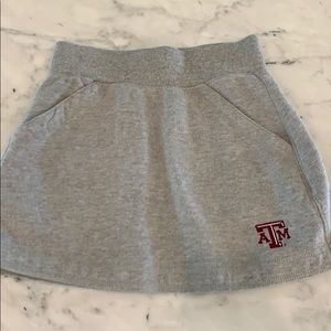 Texas A & M Aggies Girls Skirt with pockets.